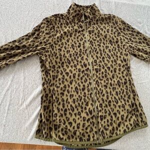 Old Navy Animal Print Fleece Jacket
